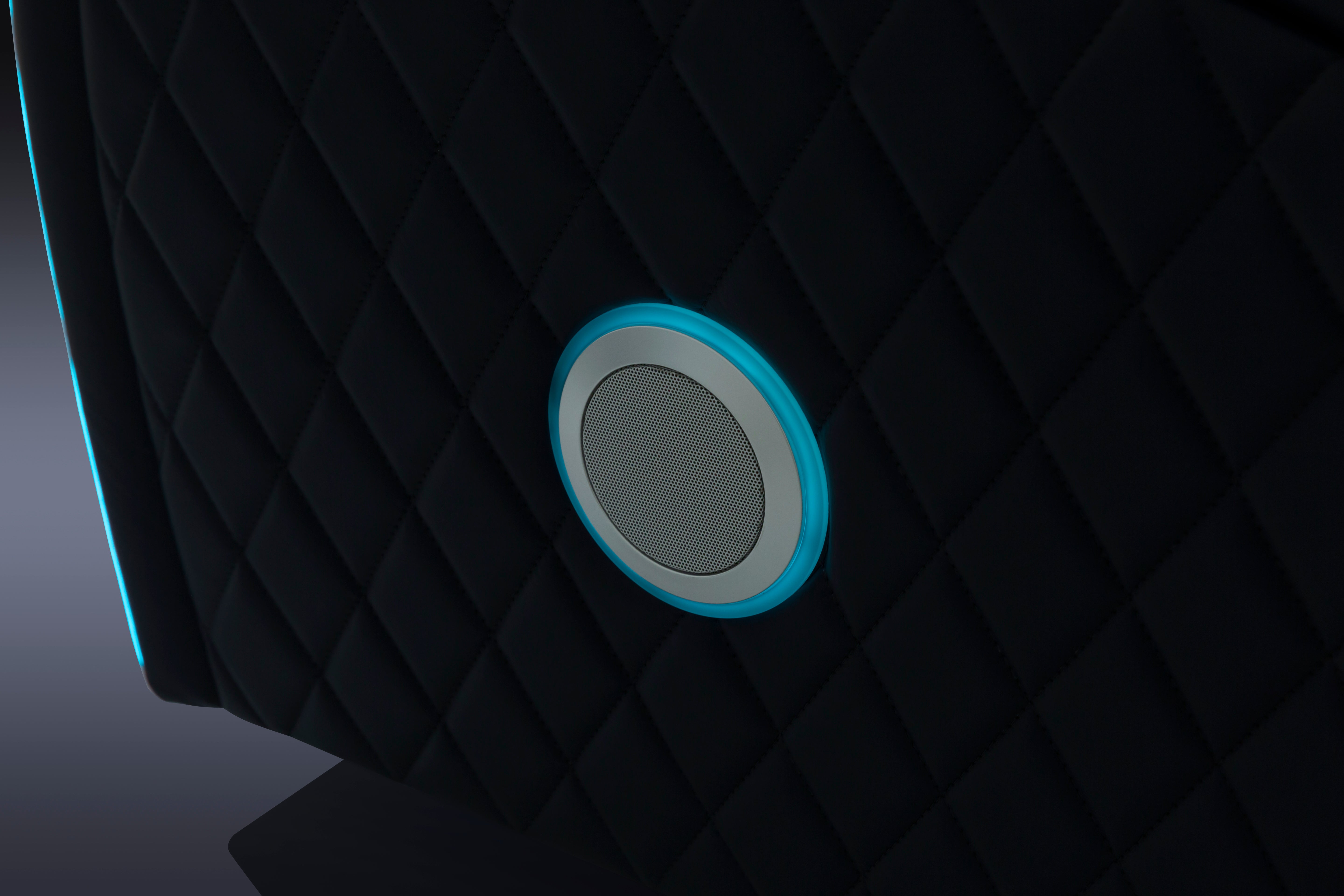 UM2883 NAVY BLUE POWER RECLINER